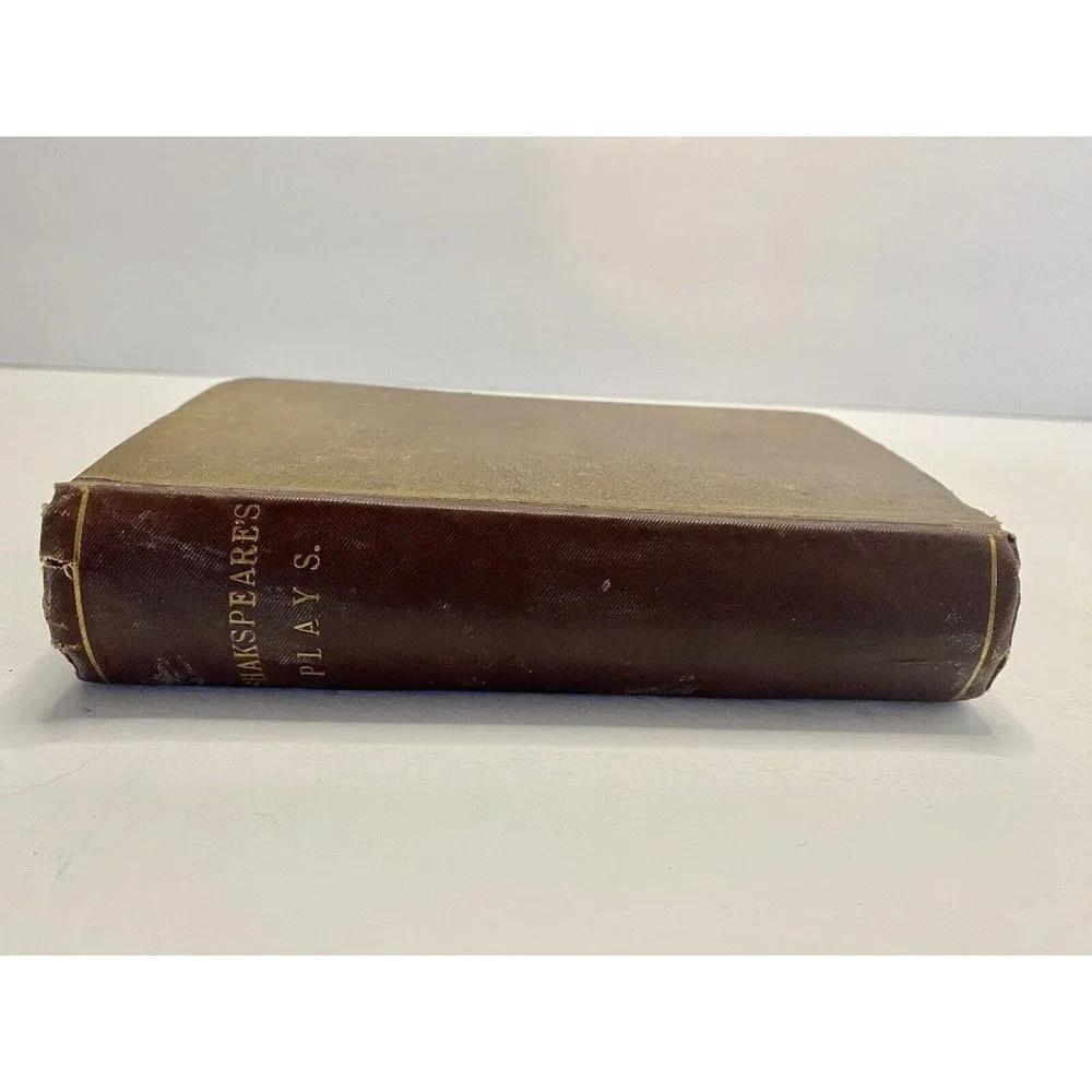 Antique Shakespeare’s Play’s Complete‎ In One Volume 1836 Dramatic Works